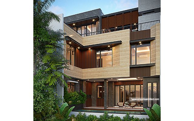 Mr. APW 1958 Modern House 3 Floors Design - Cibubur, Jakarta Timur