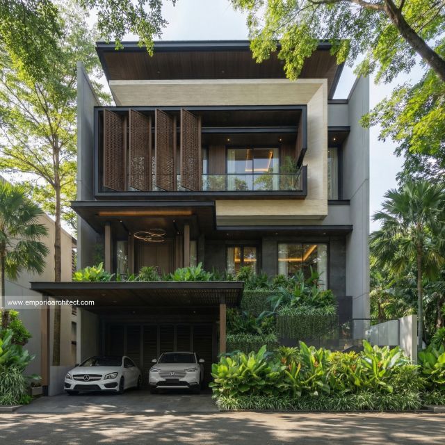 Mrs. INK 2330 Modern House 3 Floors Design - PIK 2, Tangerang
