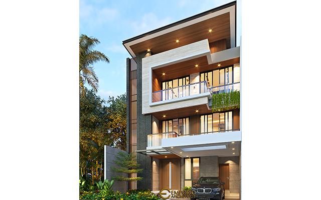 Desain Rumah Modern 3 Lantai Ibu Violin di  Jakarta