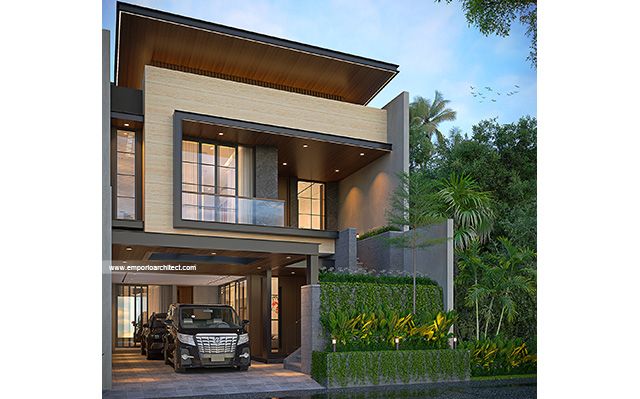 Mr. RNI 1804 Modern House 3 Floors Design - Jakarta