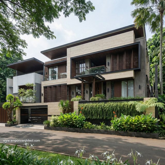 Mrs. VBB 1532 Modern House 3 Floors Design - Bandung