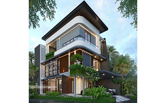 Mrs. DNA 2045 Modern House 3 Floors Design - Jakarta