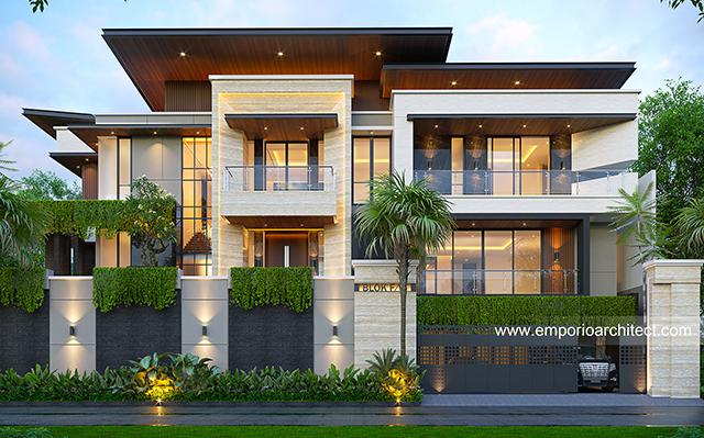 Mrs. YLA Modern House 3 Floors Design - Jakarta