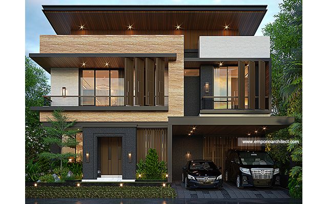 Mr. HDT 1966 Modern House 3 Floors Design - Semarang