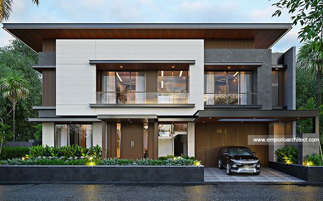Mr. SYD 1714 Modern House 3 Floors Design - Bandar Lampung