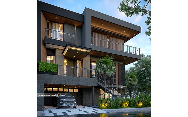 Mr. JFI 1980 Modern House 3 Floors Design - Jakarta Selatan