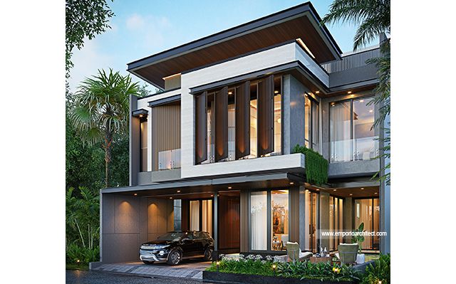 Desain Rumah Modern 3 Lantai Bapak RSD 2097 di  Bekasi