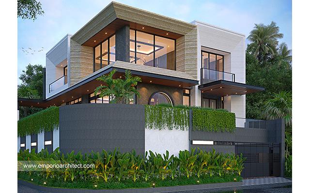 Mr. JKO 1576 Modern House 3 Floors Design - Jakarta