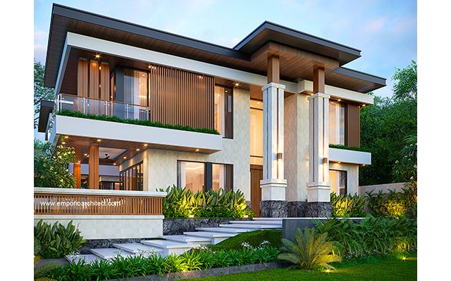 Mrs. RGC (DR House) Modern House 3 Floors Design - Badung, Bali
