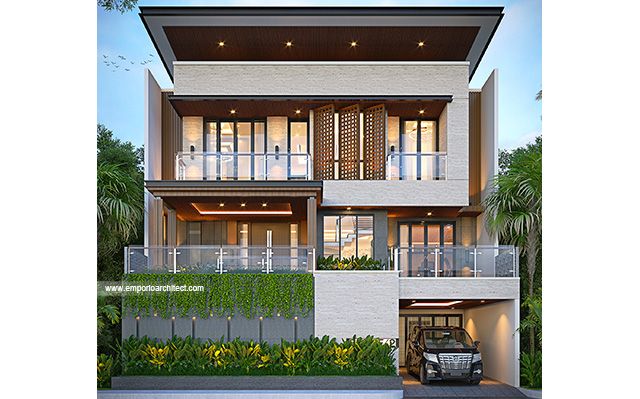 Mrs. ITN 1776 Modern House 3 Floors Design - Bandung