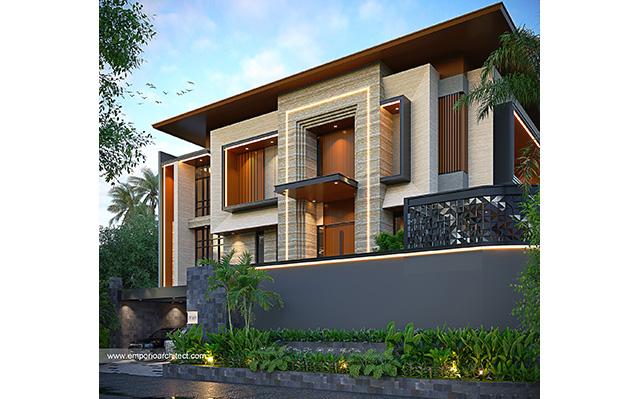 Mrs. AN 1461 Modern House 3 Floors Design - Jakarta