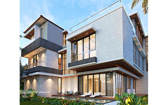 Mrs. FFG 2041 Modern House 3 Floors Design - Jakarta Barat