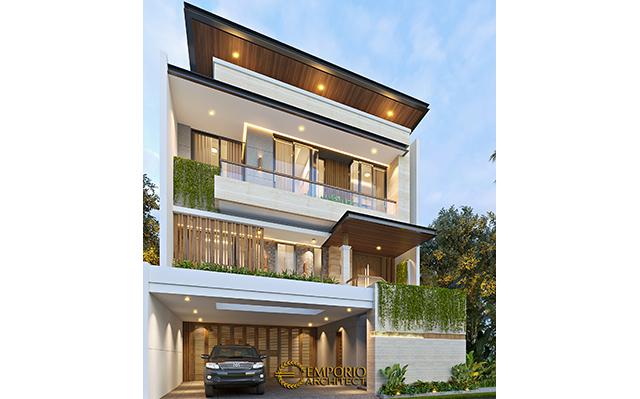 Mrs. Anya Modern House 3 Floors Design - Jakarta