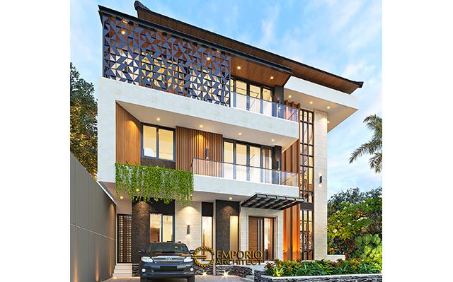Desain Rumah Modern 3 Lantai Mr. AG di  Jakarta Timur
