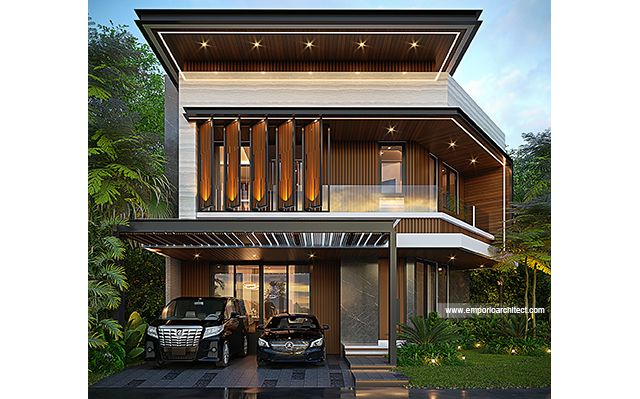 Mrs. STA and Mr. ADT 2081 Modern House 3 Floors Design - Jakarta Timur