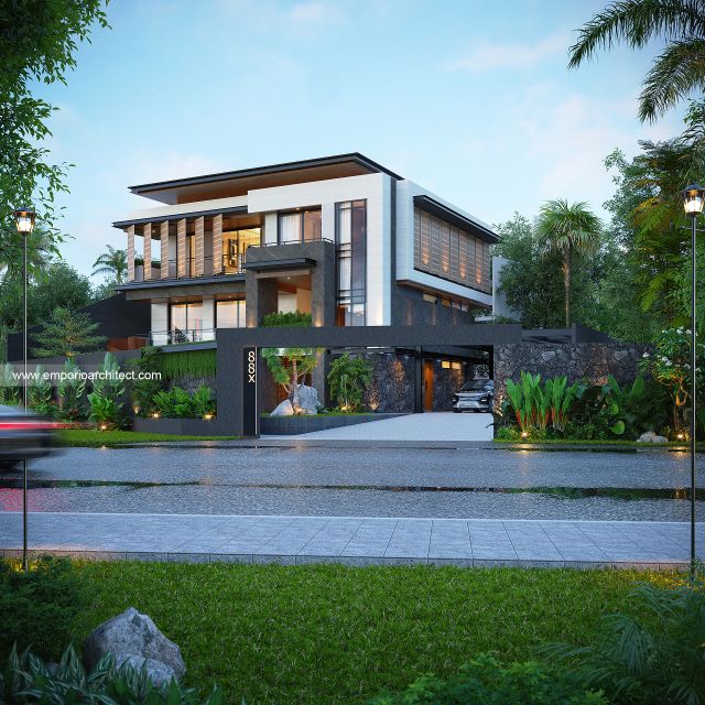 Mr. JKP Modern House 3 Floors Design - Bandung