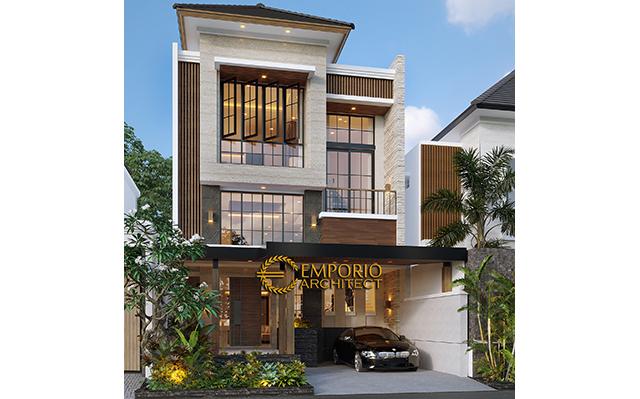 Desain Rumah Modern 3 Lantai Ibu Eli di  Bekasi, Jawa Barat