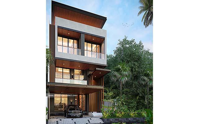 Mr. HDY 1548 Modern House 3.5 Floors Design - Jakarta