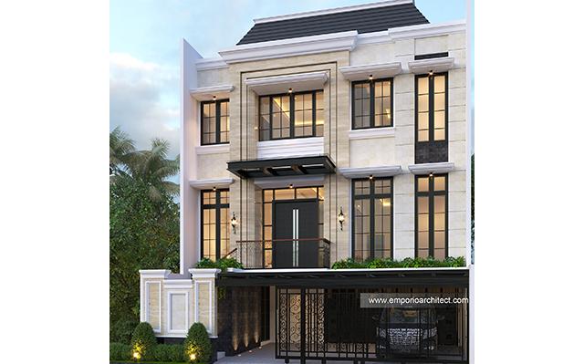 Mr. Indra Classic Modern House 3.5 Floors Design - Kepala Gading, Jakarta Utara