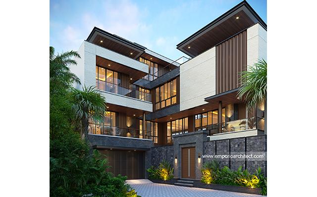 Mrs. STF 1585 Modern House 4 Floors Design - Bali