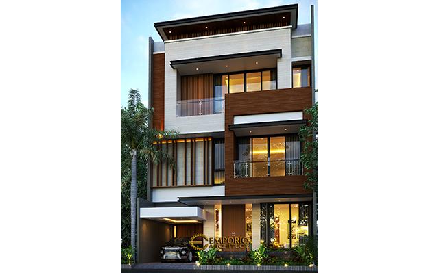 Mr. CHL Modern House 4 Floors Design - PIK, Jakarta Utara
