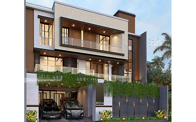 Mr. A 1353 Modern House 4 Floors Design - Jakarta Barat