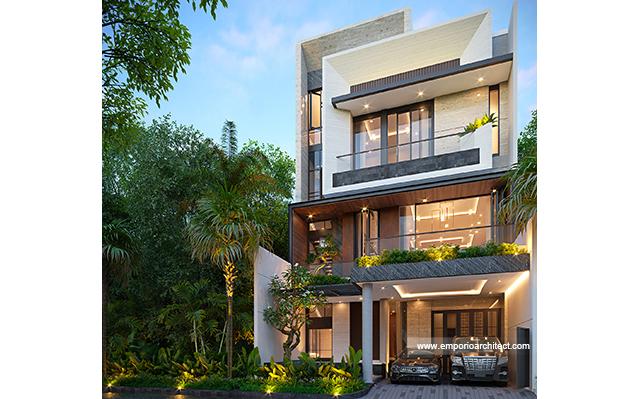 Mr. TNY 1483 Modern House 4 Floors Design - Jakarta