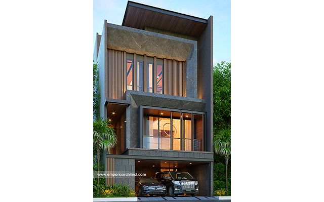 Mr. TDD 2090 Modern House 4 Floors Design - Jakarta Timur