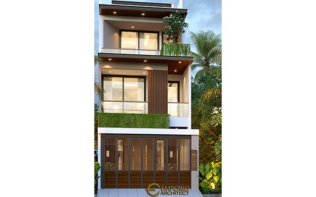 Desain Rumah Modern 4 Lantai Bapak Wibowo di  Semarang, Jawa Tengah