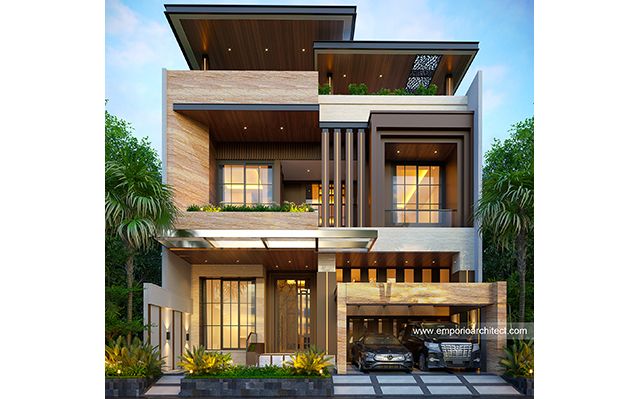 Mrs. FBR 2084 Modern House 4 Floors Design - Jakarta