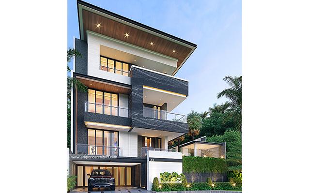 Mr. Kasim Modern House 4 Floors Design - Jakarta