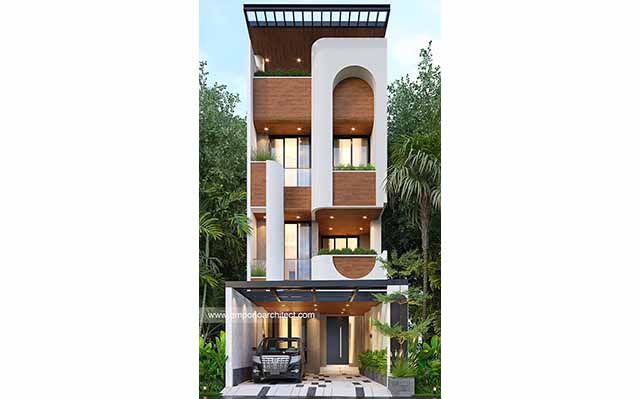 Mrs. FR 2060 Modern House 4 Floors Design - Tebet, Jakarta Selatan