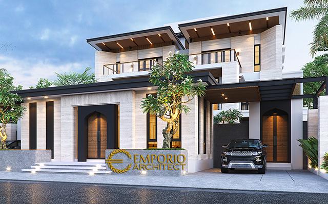 Desain Rumah Modern 4 Lantai Mr. Qasem di  Arab Saudi