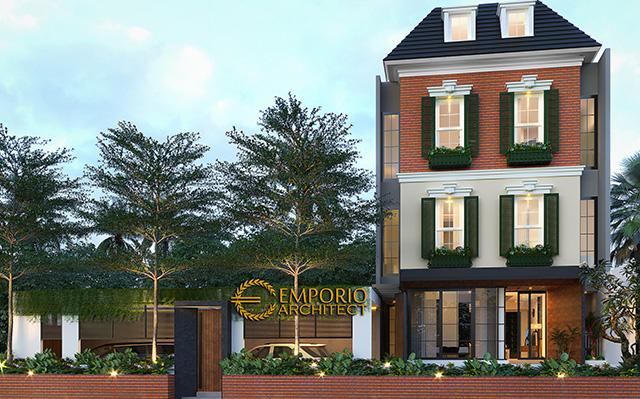 Mrs. Santi Modern Classic House 4.5 Floors Design - Jakarta Selatan
