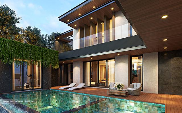 Mr. FCR 1369 Modern Industrial House 2 Floors Design - Banten