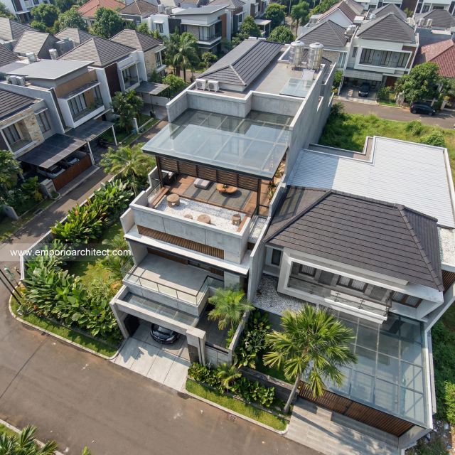 Mrs. NVT 2270 Modern Minimalist House 3 Floors Design - Jakarta Utara
