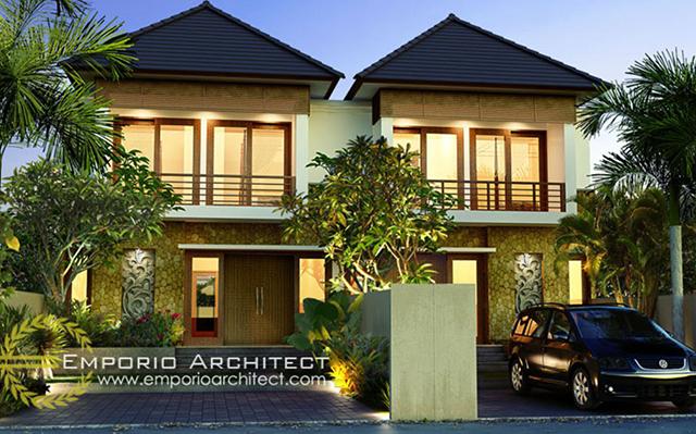 Mrs. Nyomi Villa Bali House 2 Floors Design - Denpasar, Bali