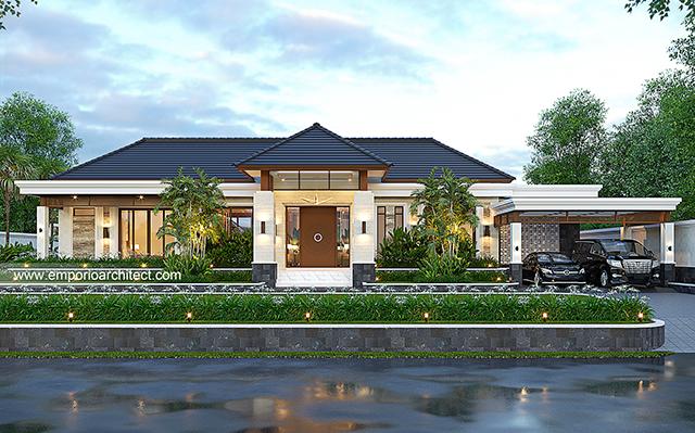 Mrs. WN 1555 Villa Bali House 1 Floor Design - Sragen, Jawa Tengah