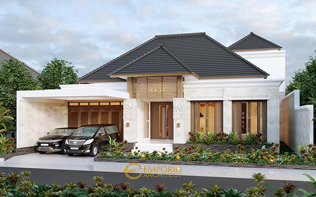 Desain Rumah Villa Bali 1.5 Lantai Bapak Baihaqi di  Aceh