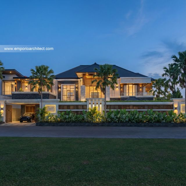 Desain Rumah Villa Bali 2 Lantai Bapak BKT 1212 di  Yogyakarta