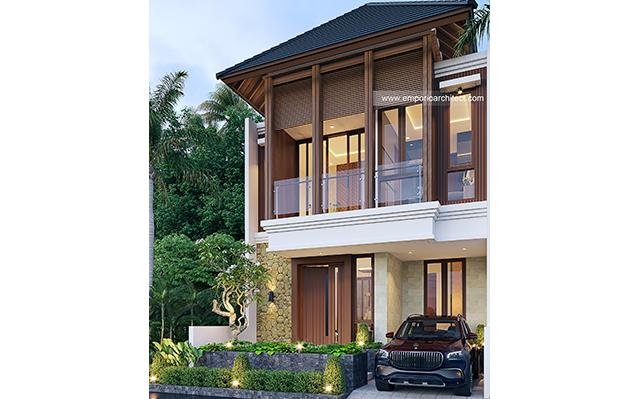 Mrs. MDN 1327 Villa Bali House 2 Floors Design - Cinere, Depok