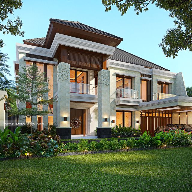 Mr. DST Villa Bali House 2 Floors Design - Jawa Timur