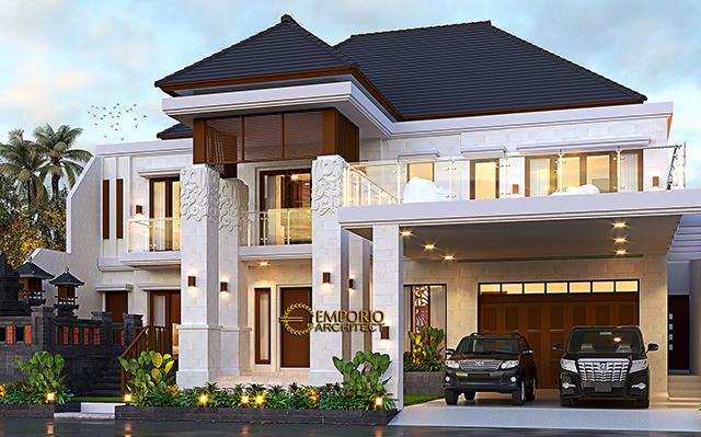 Desain Rumah Villa Bali 2 Lantai Bapak Made Astawa di  Cinere, Depok