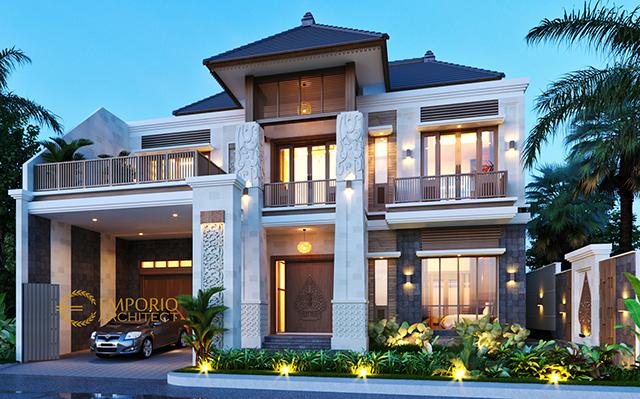 Desain Rumah Villa Bali 2 Lantai Ibu ID di  Solo (Surakarta), Jawa Tengah