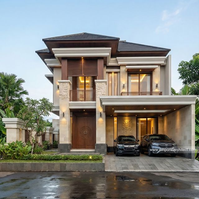 Mr. KRN 2244 Villa Bali House 2 Floors Design - Alam Sutera, Tangerang