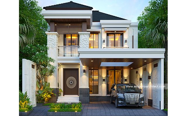 Mr. DDT 1701 Villa Bali House 2 Floors Design - Malang