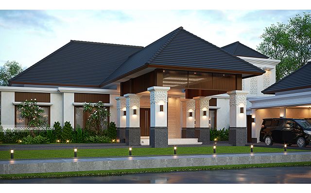 Mrs. E 1945 Villa Bali House 2 Floors Design - Bengkulu