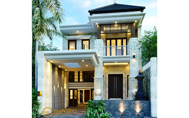 Desain Rumah Villa Bali 2.5 Lantai Ibu dr. Yuni dan Bapak dr. Surya di  Denpasar, Bali