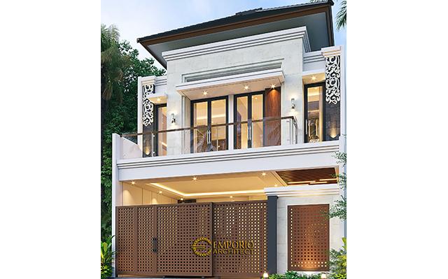 Desain Rumah Villa Bali 2.5 Lantai Bapak Prana di  Bekasi