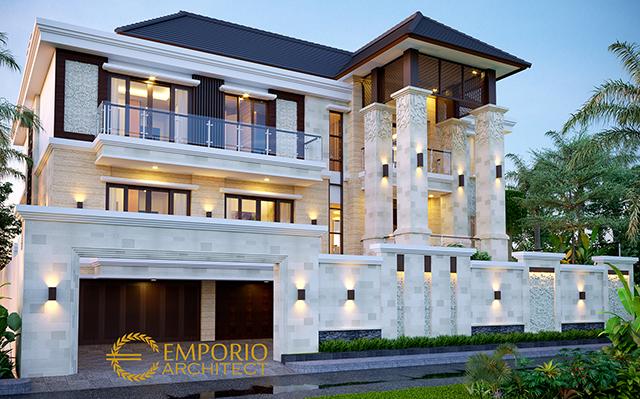 Desain Rumah Villa Bali 3 Lantai Mr. Fazlur di  Bangladesh